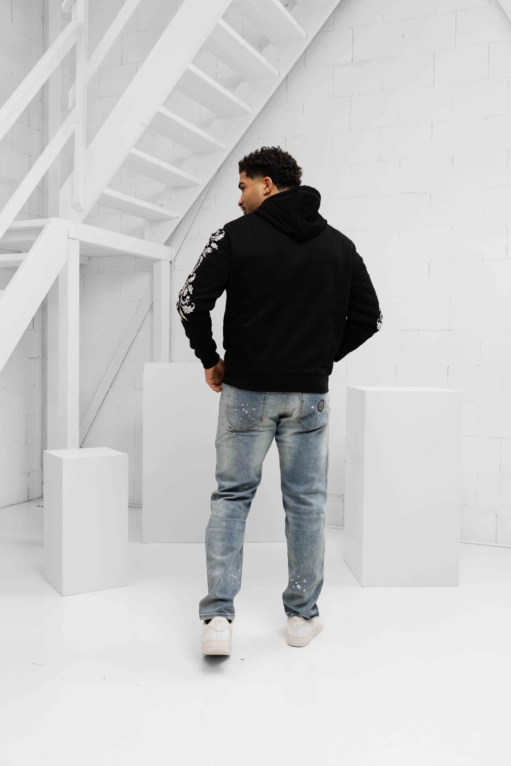 Project X Paris Botanique Full Zip Hoodie Heren Zwart