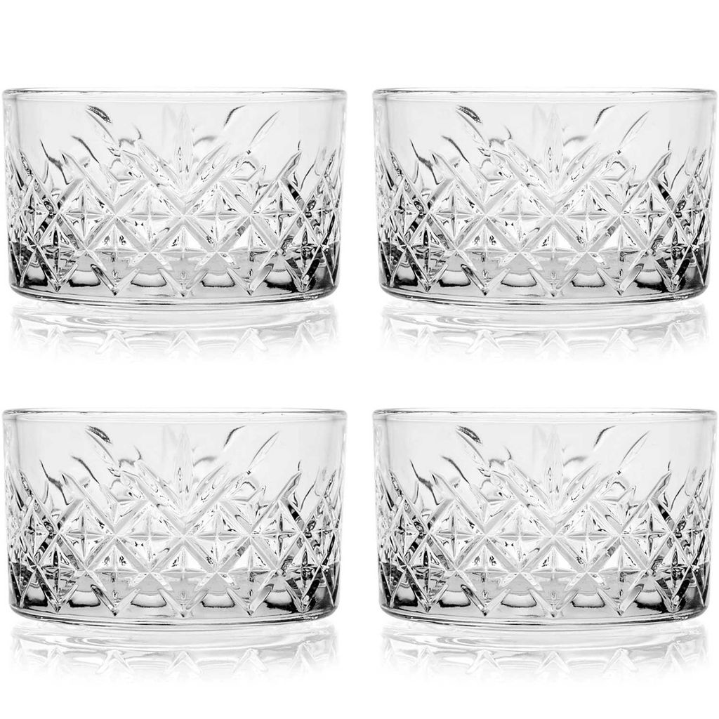 4er-Set Glasschale