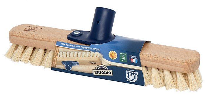 Frottoir fibres tampica et bois hêtre Origine Eléphant L.31 × l.6 × H.8,6 cm