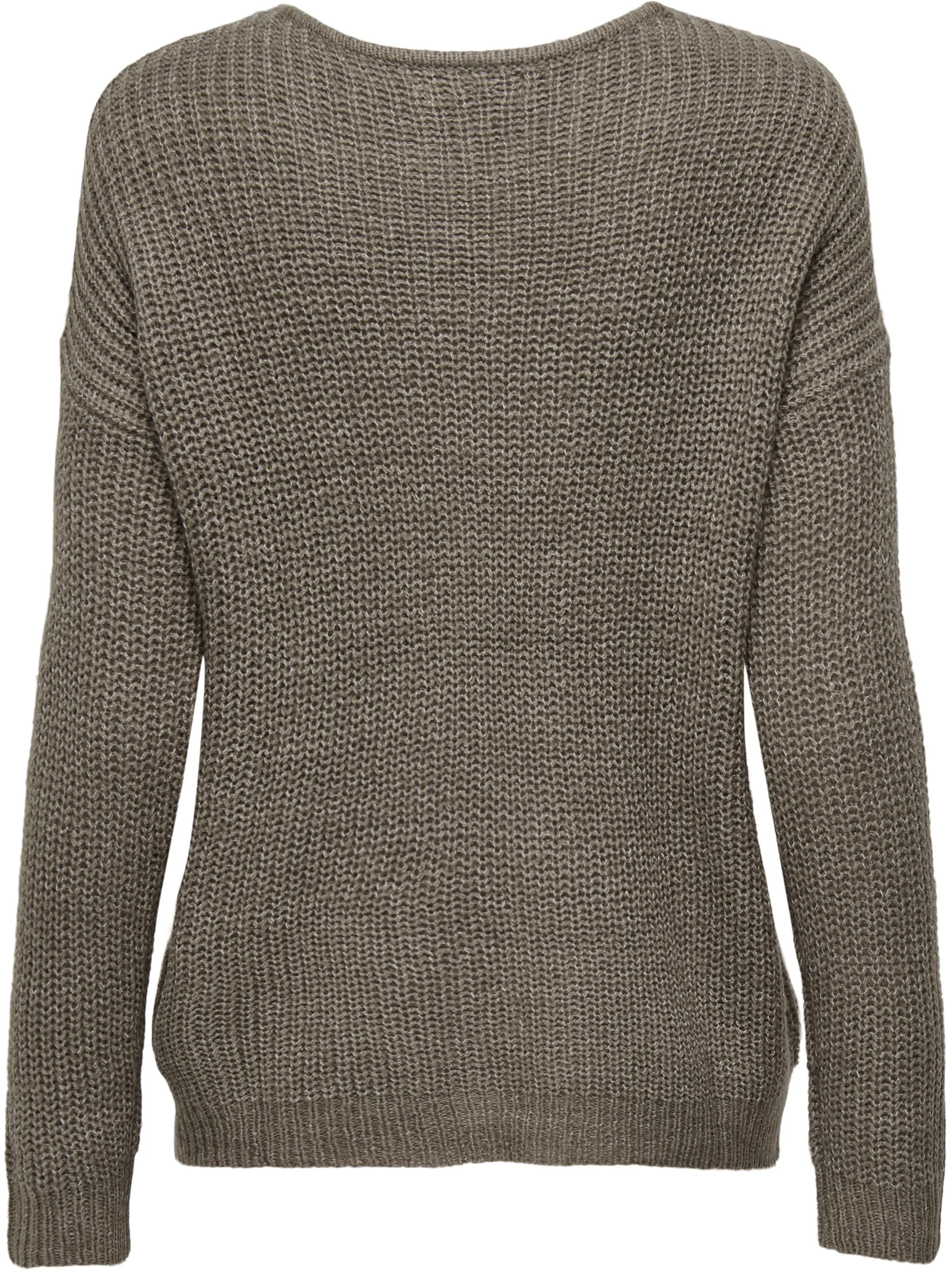 Damen Strickpullover mit V-Ausschnitt