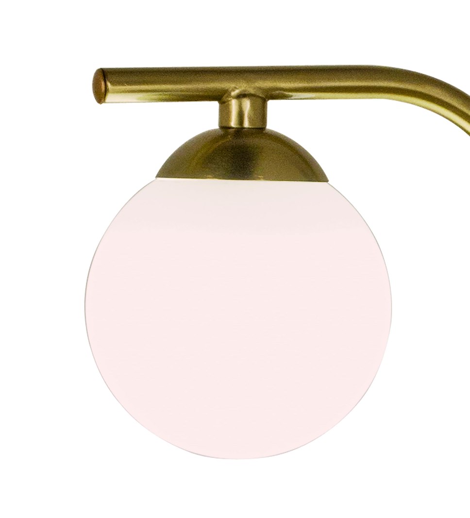 Orfeus bordlampe Matt messing/marmor 5W LED