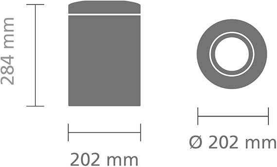 Brabantia Brandblusser Prullenbak 7 Liter HxBxD 27,7 x 20,7 x 20,7 cm Roestvrij Staal Mat