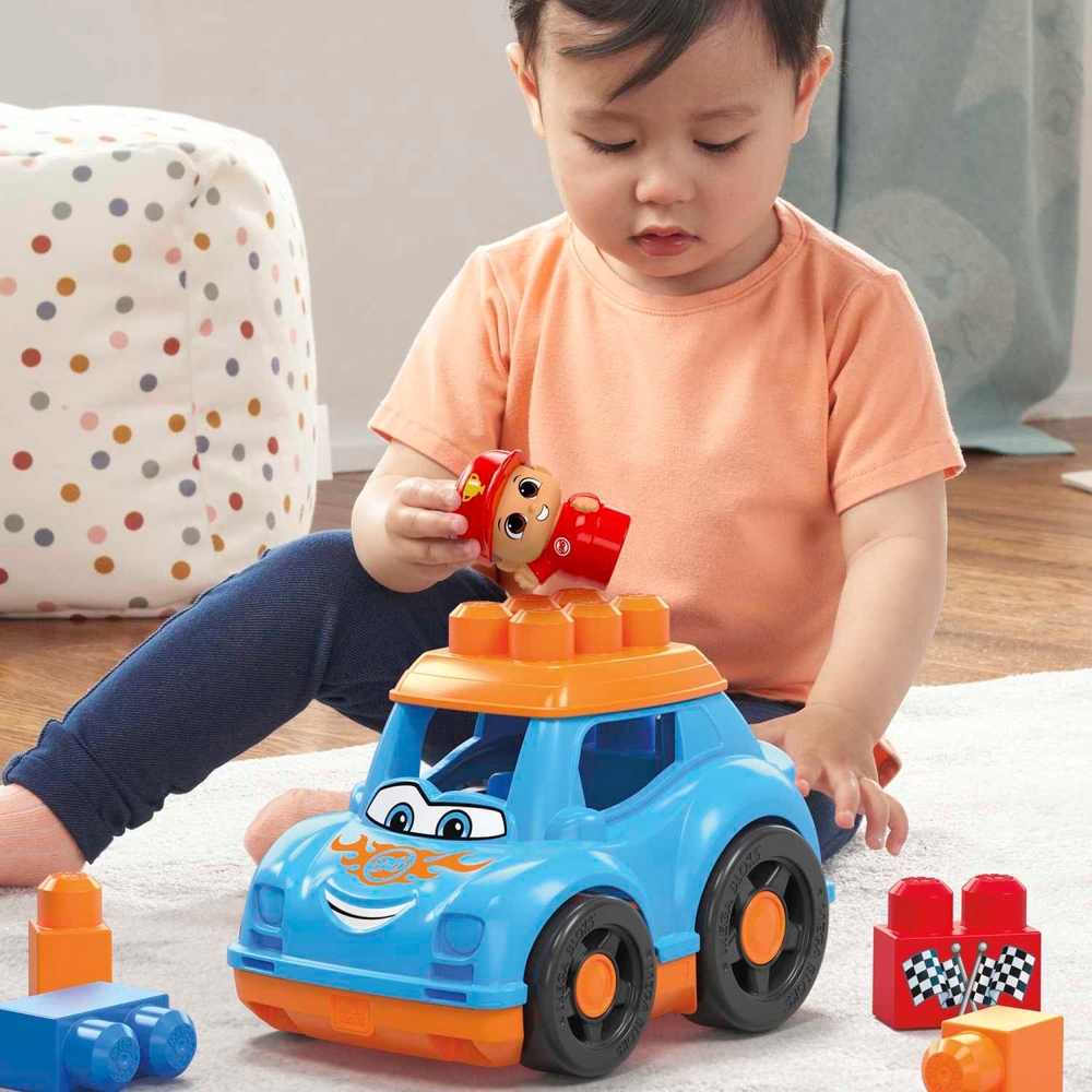 Mega Bloks Lil Vehicles Ricky Rennwagen