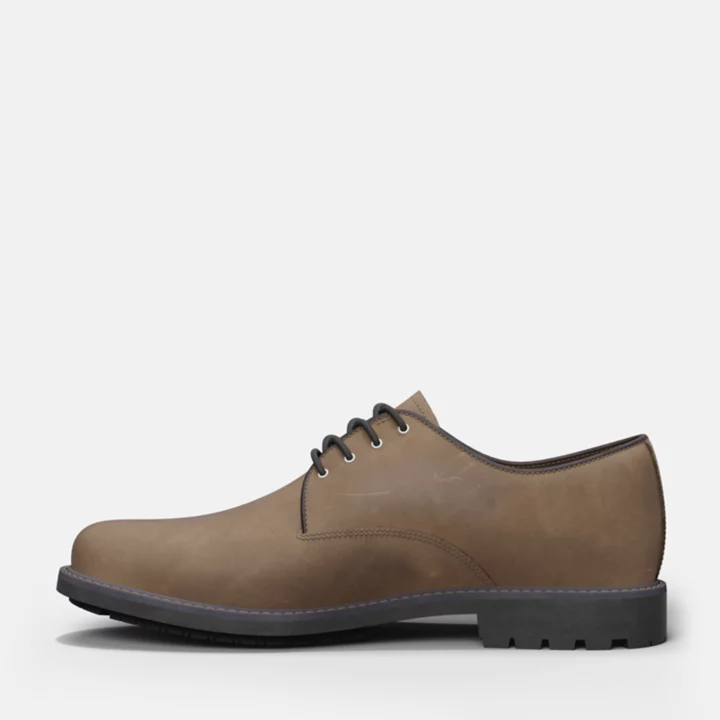 Chaussure Oxford Stormbucks imperméable pour homme en marron foncé
