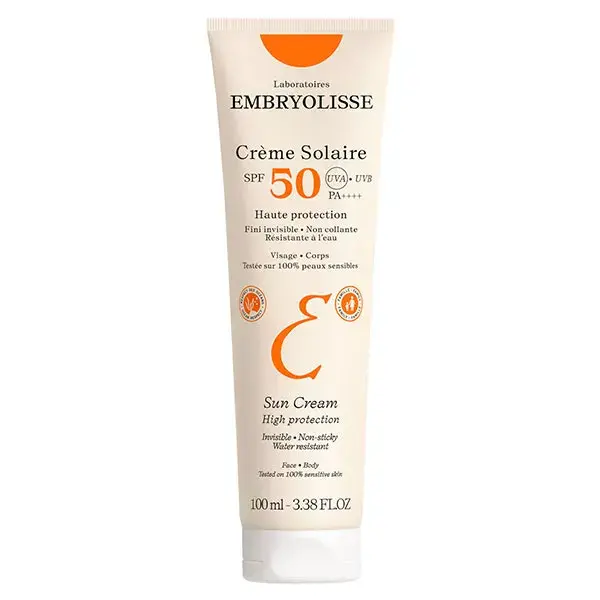 Protetor solar Embryolisse FPS 50 100ml