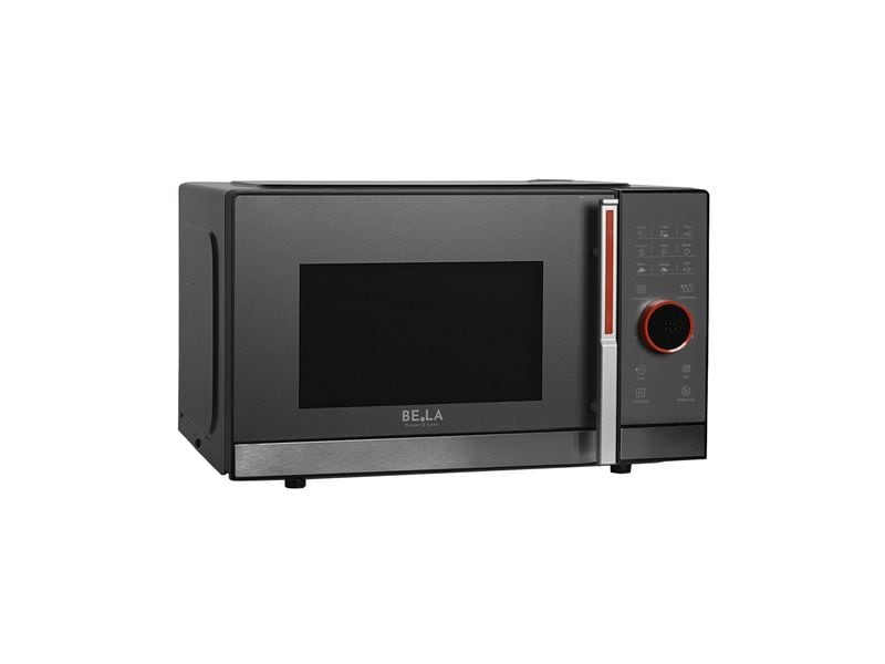 Berger Lanz Mikrowelle mit Grill MW23P63 Grau/Schwarz Mikrowelle mit Grillfunktion