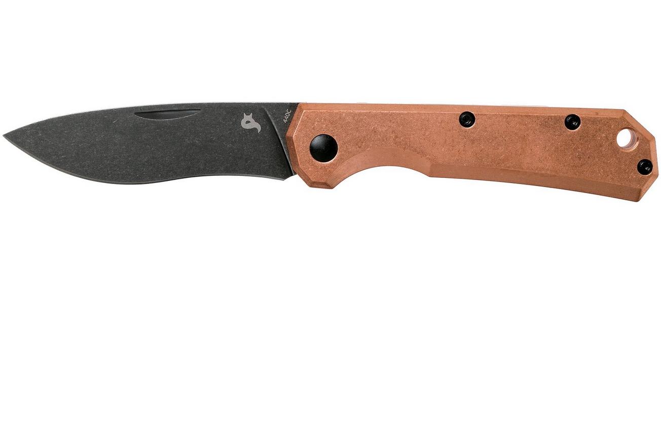 Fox Black Fox Ciol Folding Knife BF-748CR Copper zakmes, Denis Simonutti design