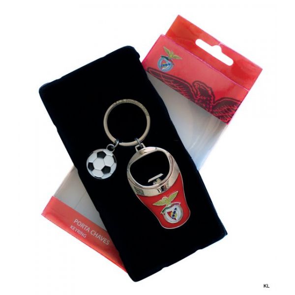 SL Benfica Porta-Chaves Metal Abre Caricas c/ Bola - AWBK017