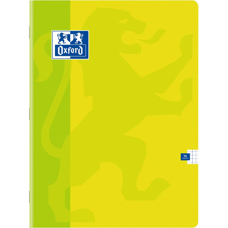 Cahier classique Oxford 24 x 32 cm assorti - 5 x 5 - 96 pages