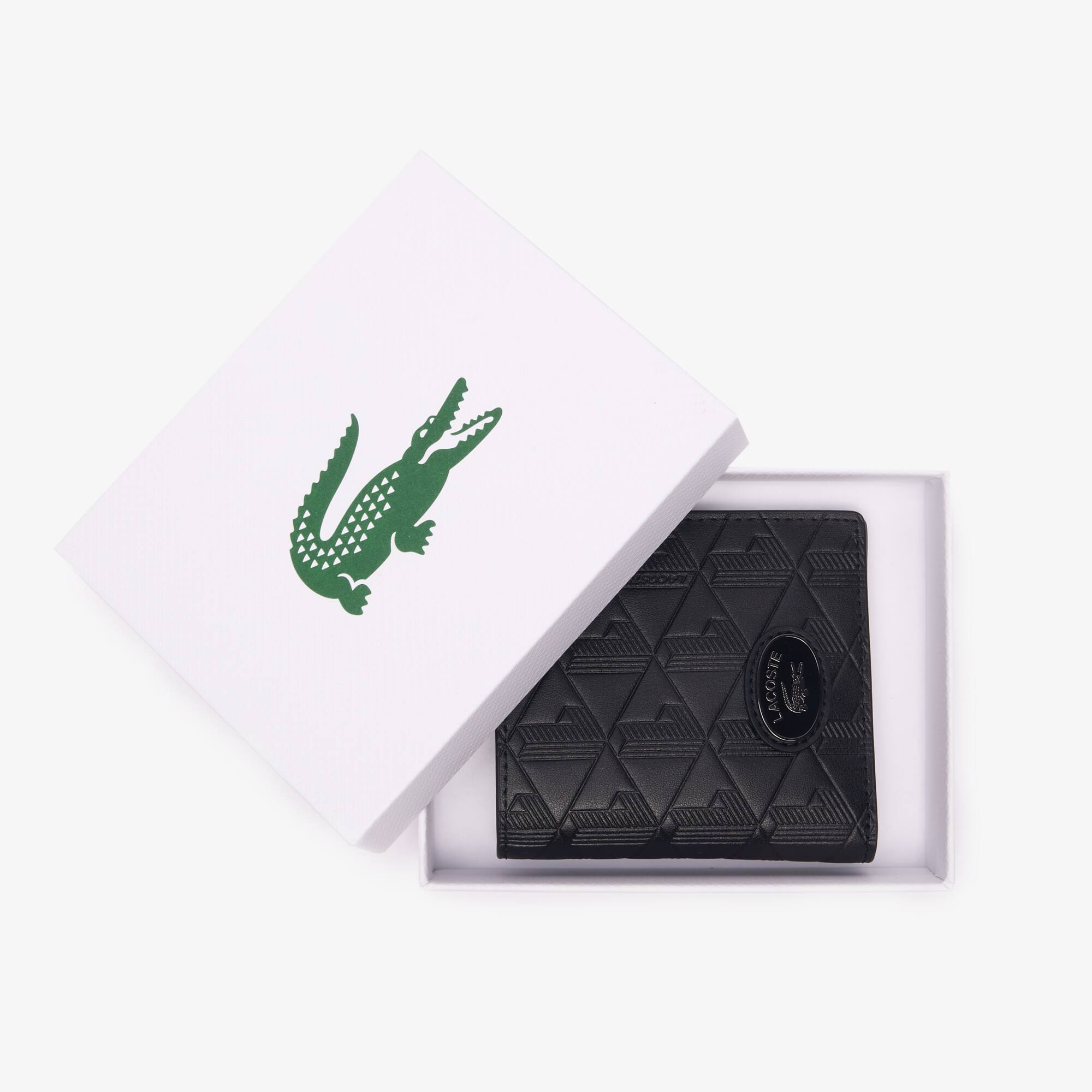 Portefeuille compact Nomogramme protection RFID Portefeuilles - Noir - Lacoste - Homme