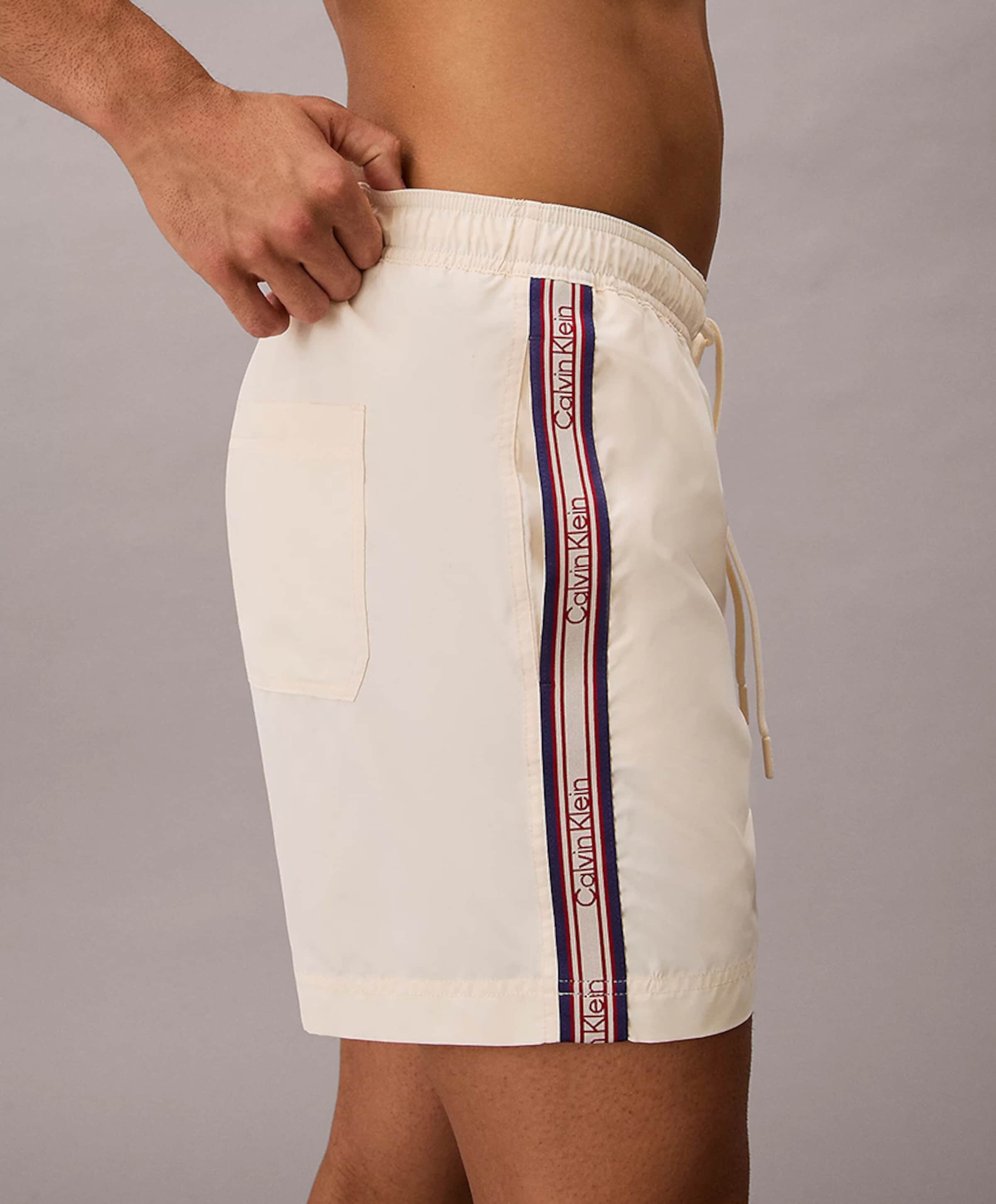 Calvin Klein Heren zwemshort ecru