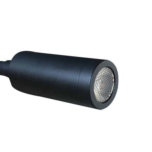 Spot LED noir 12V 2W orientable avec prise USB