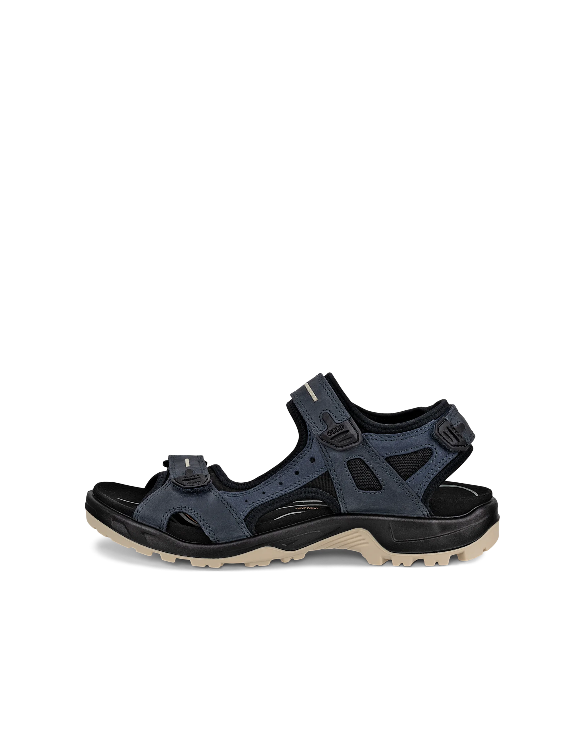 ECCO OFFROAD Herren Trekkingsandale aus Nubukleder Marineblau
