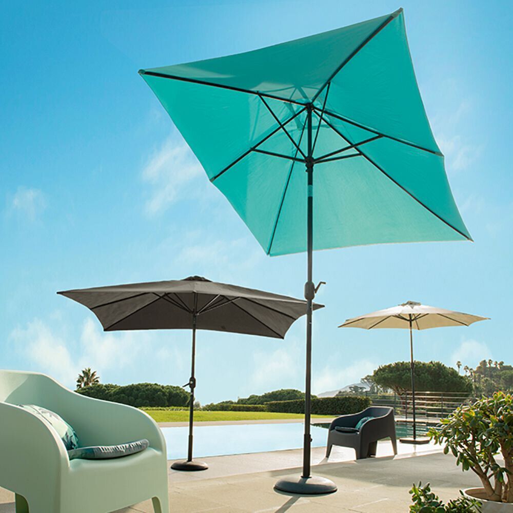 Parasol centré HAVANE bleu