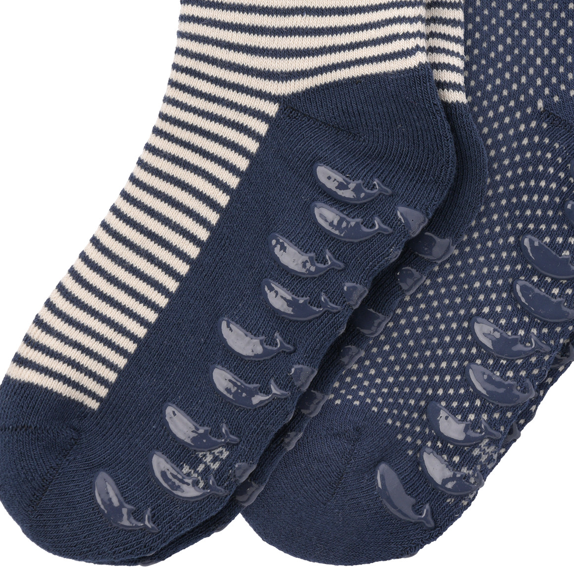 Topolino 2 Paar Jungen Stoppersocken im Set dunkelblau