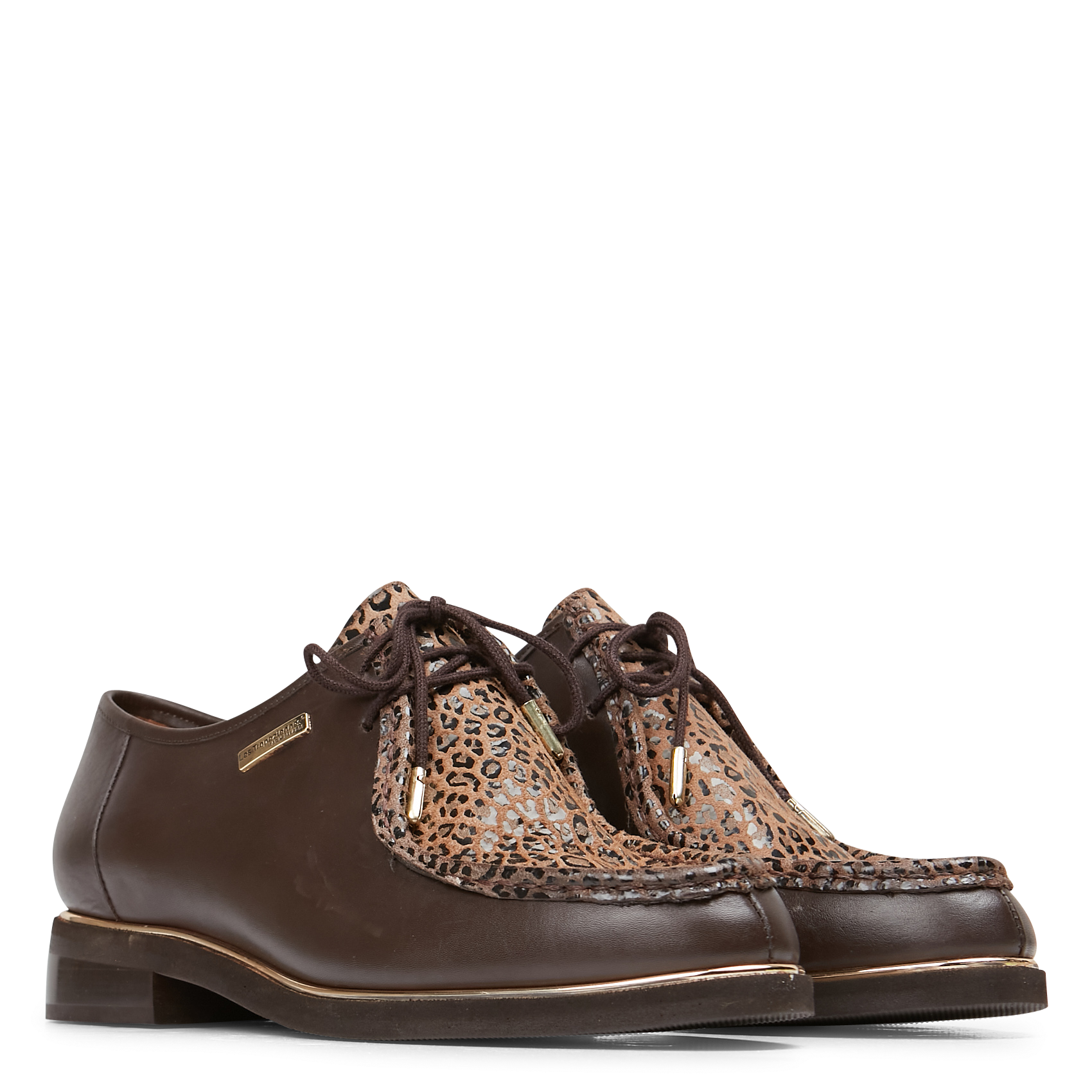 MOLLY - Chaussures à lacets en cuir | Multicolore