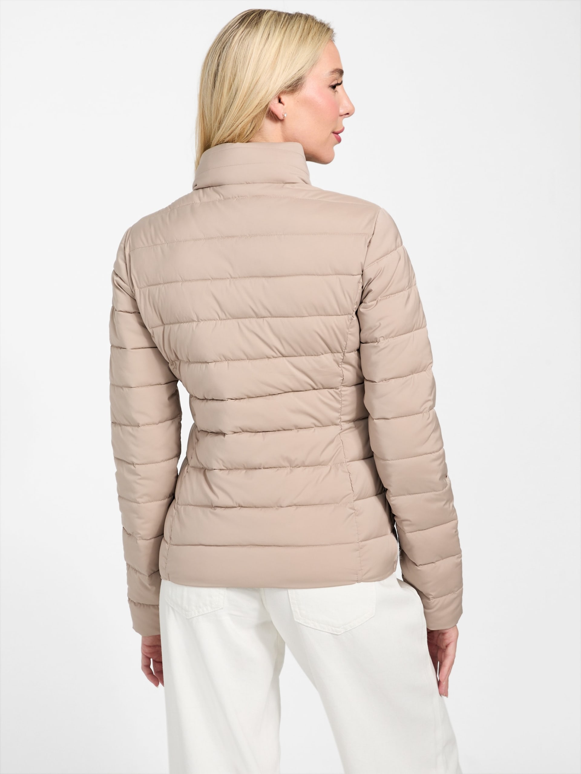 Jaqueta puffer com capuz Diann Heavy