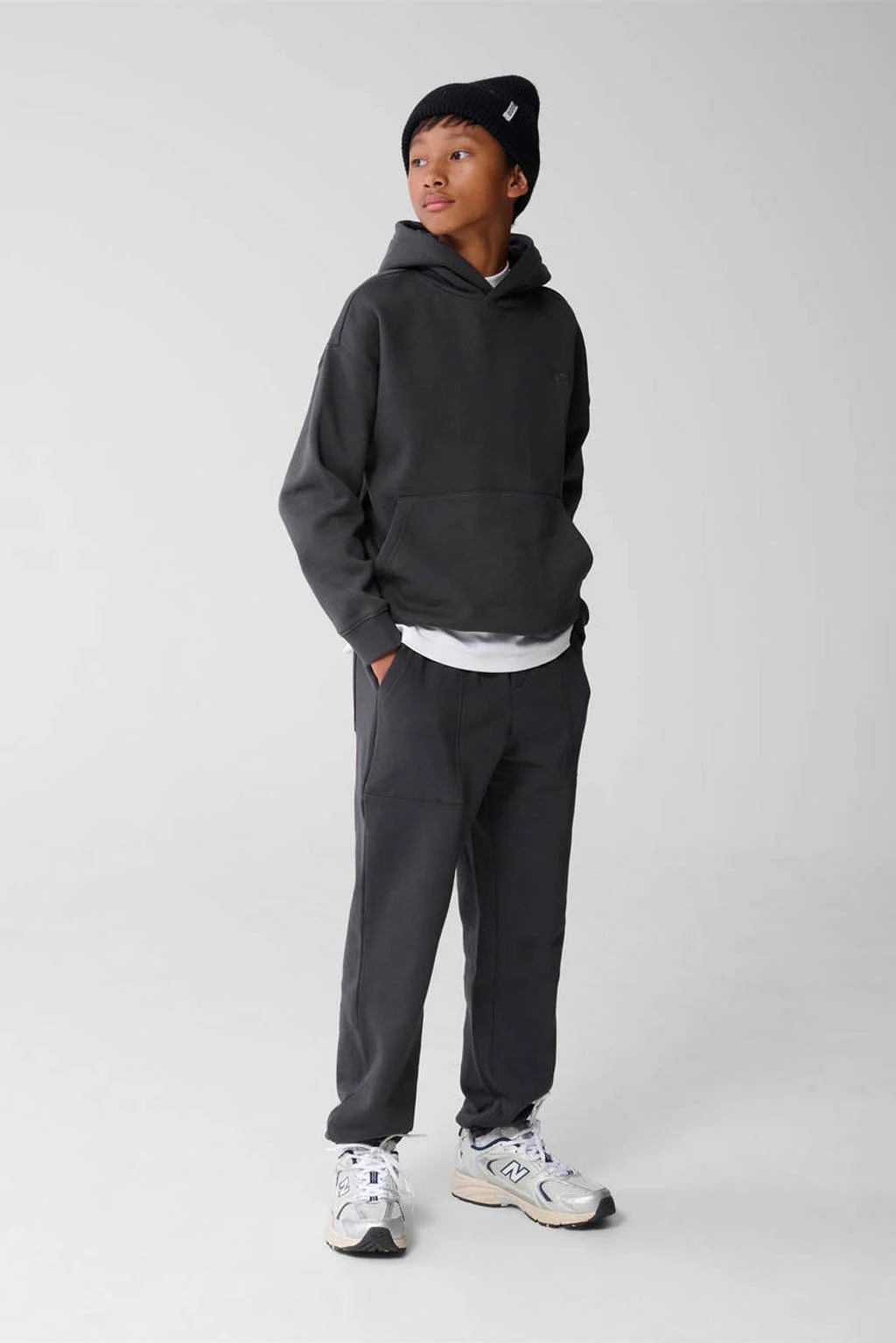 Shoeby casual broek antraciet