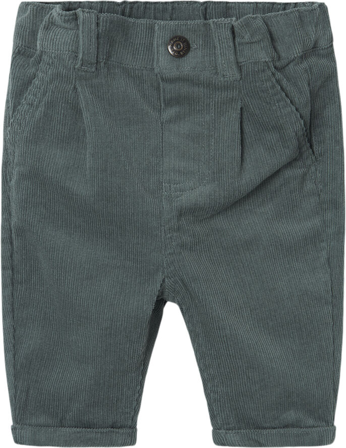 Name It NBMBEN TAPERED CORD PANT 8200-HB S Dark forest