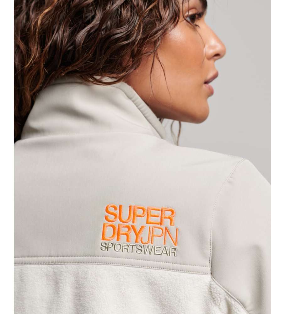 Casaco Superdry Code Hybrid Trekker bege