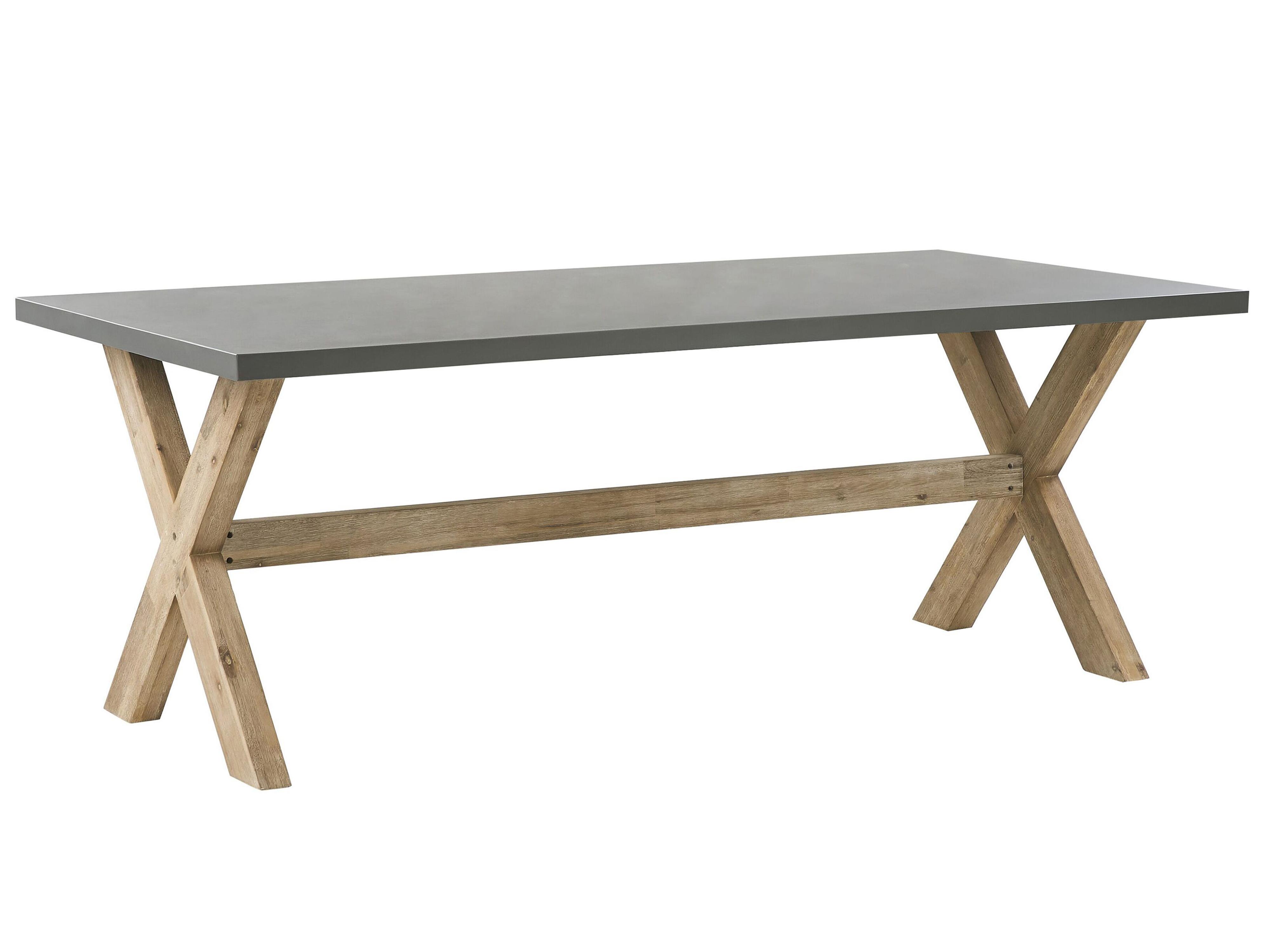 Tuin eettafel OLBIA 200 cm 100 cm Beton Grijs