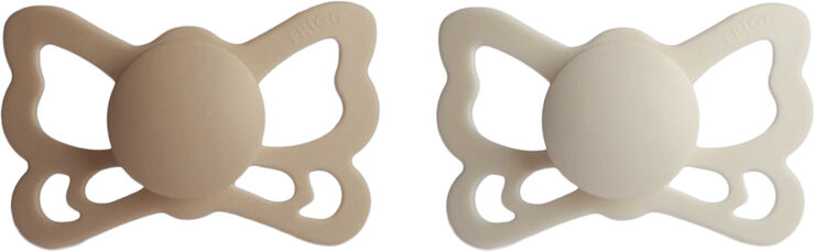 Frigg FRIGG Butterfly anatomiske sutter i medicinsk silikone 2-pak str. 2 - Silky satin/cream