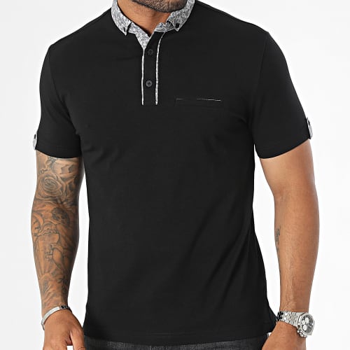 Polo Manches Courtes Noir