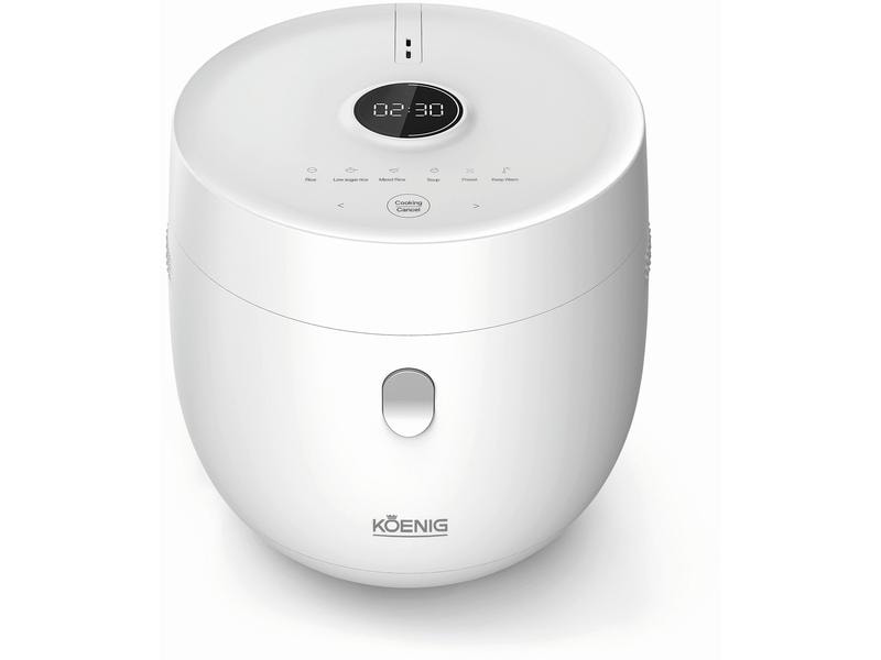Koenig Multikocher Low Carb 1 l Reiskocher mit LED-Display