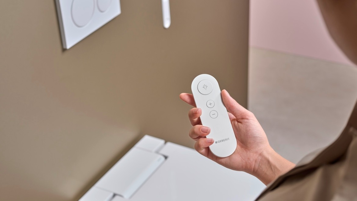 Geberit AquaClean Alba douche wc met afstandsbediening wit