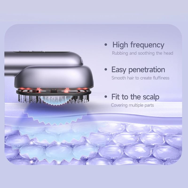 Beautyronics - USB oplaadbare hoofd- en hoofdhuidmassageborstel