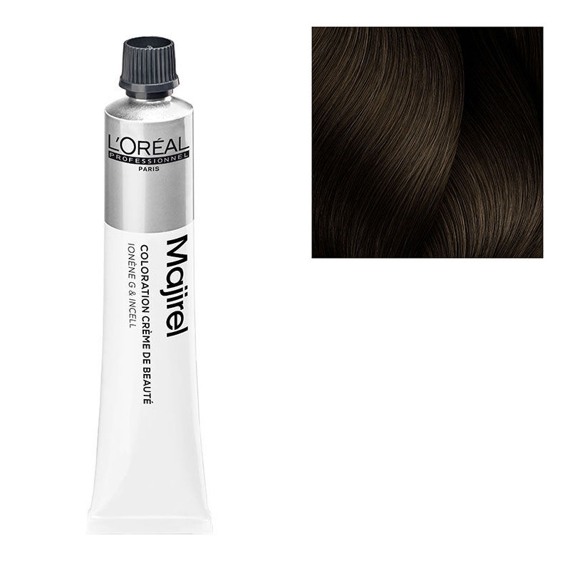 Coloration permanente Majirel 6.13 blond foncé cendré doré