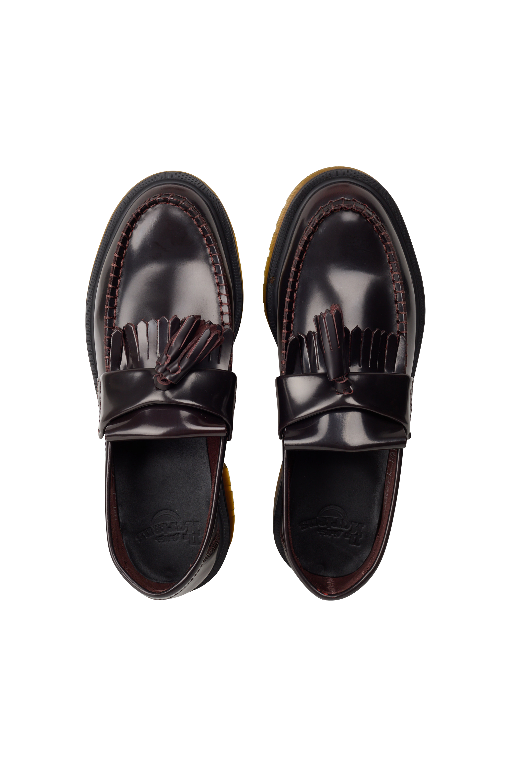 DR. MARTENS Mocassins Adrian Rouge