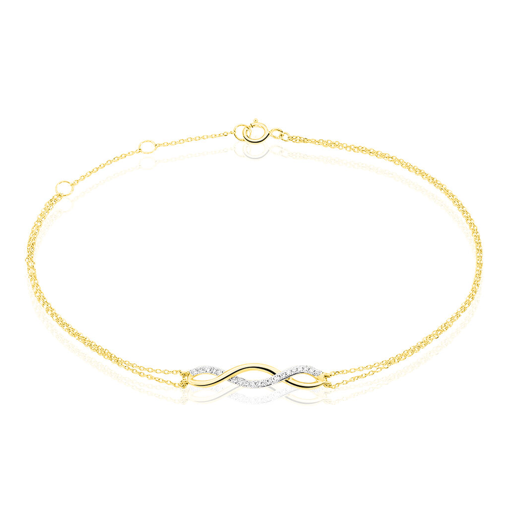 Bracelet Nucia Or Jaune Diamant
