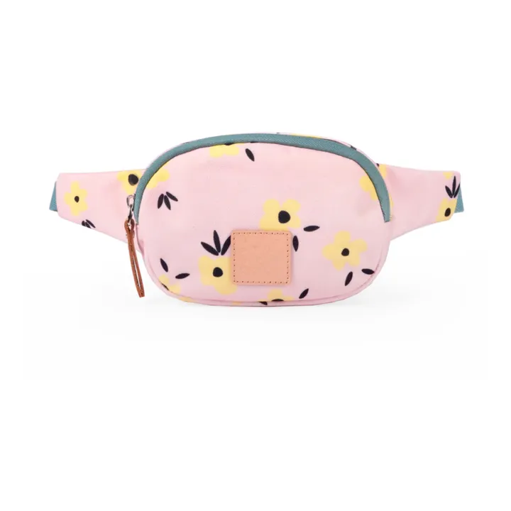 JOJO FACTORY Sac Banane Fleurs Piupiuchick X Jojo Factory | Rose pâle