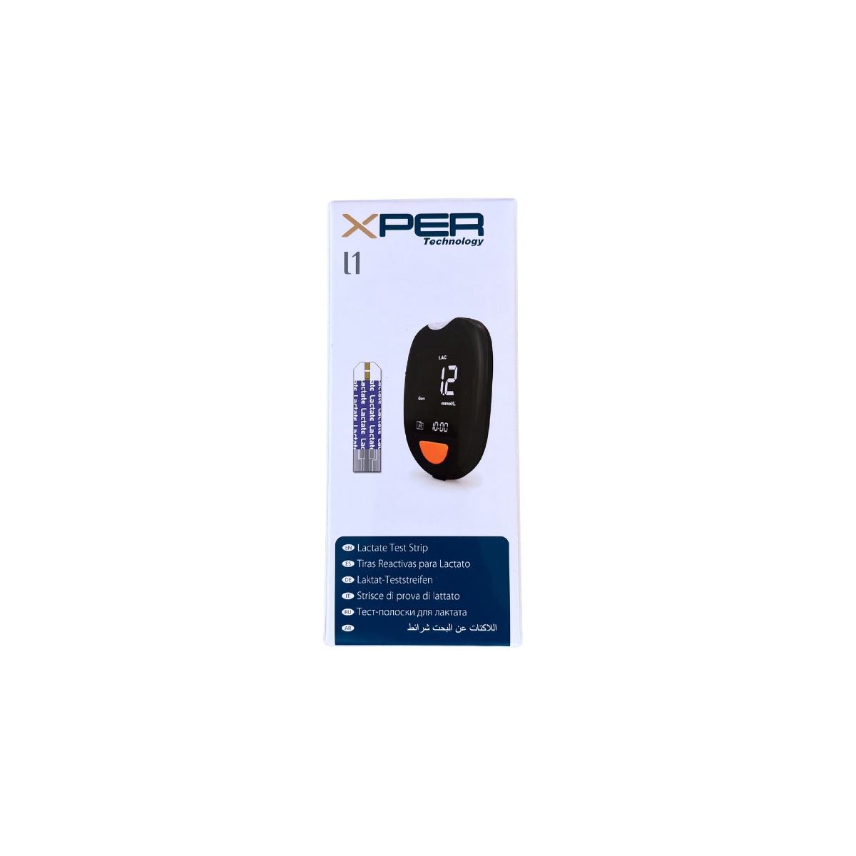 Laktat teststrips 10 stk, XPER (passer kun til TD-4289)