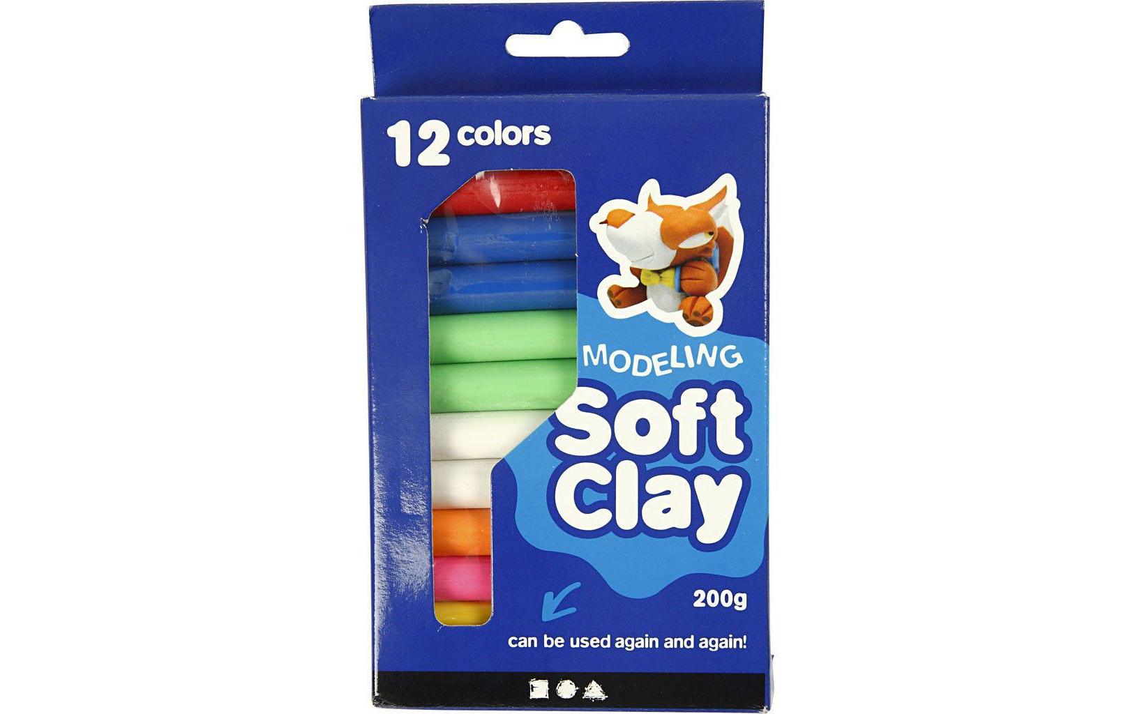 Modelliermasse Soft Clay 8 StückSoft Clay