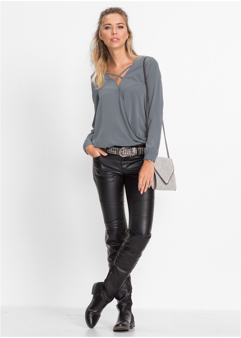 Blouse cache-cœur