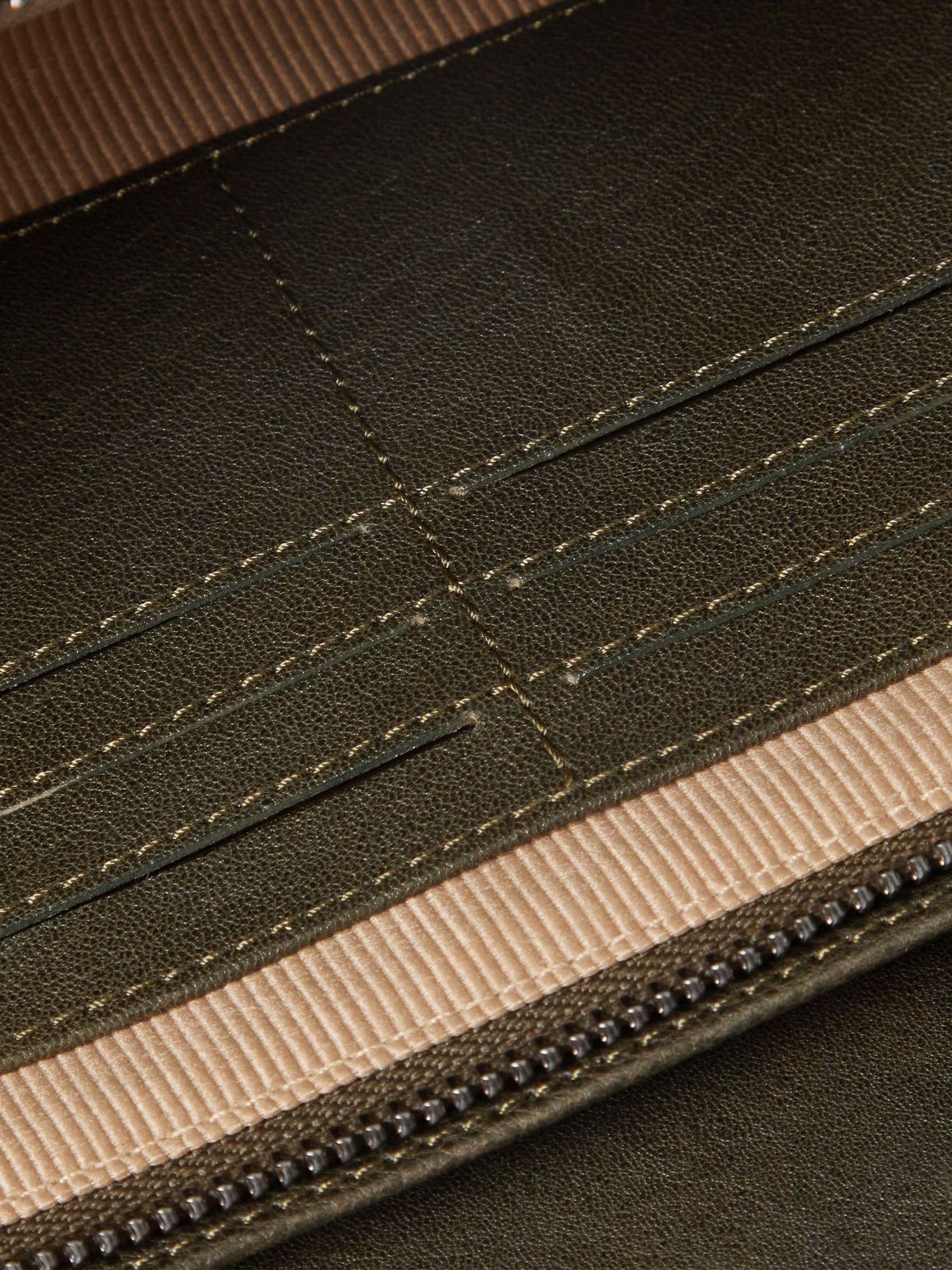 Osprey London Green The Compass Leather Travel Wallet