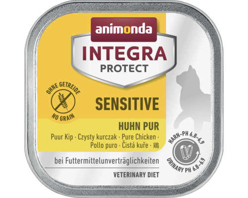 Animonda Protect Sensitive natvoer voor katten, puur kip, 100 g