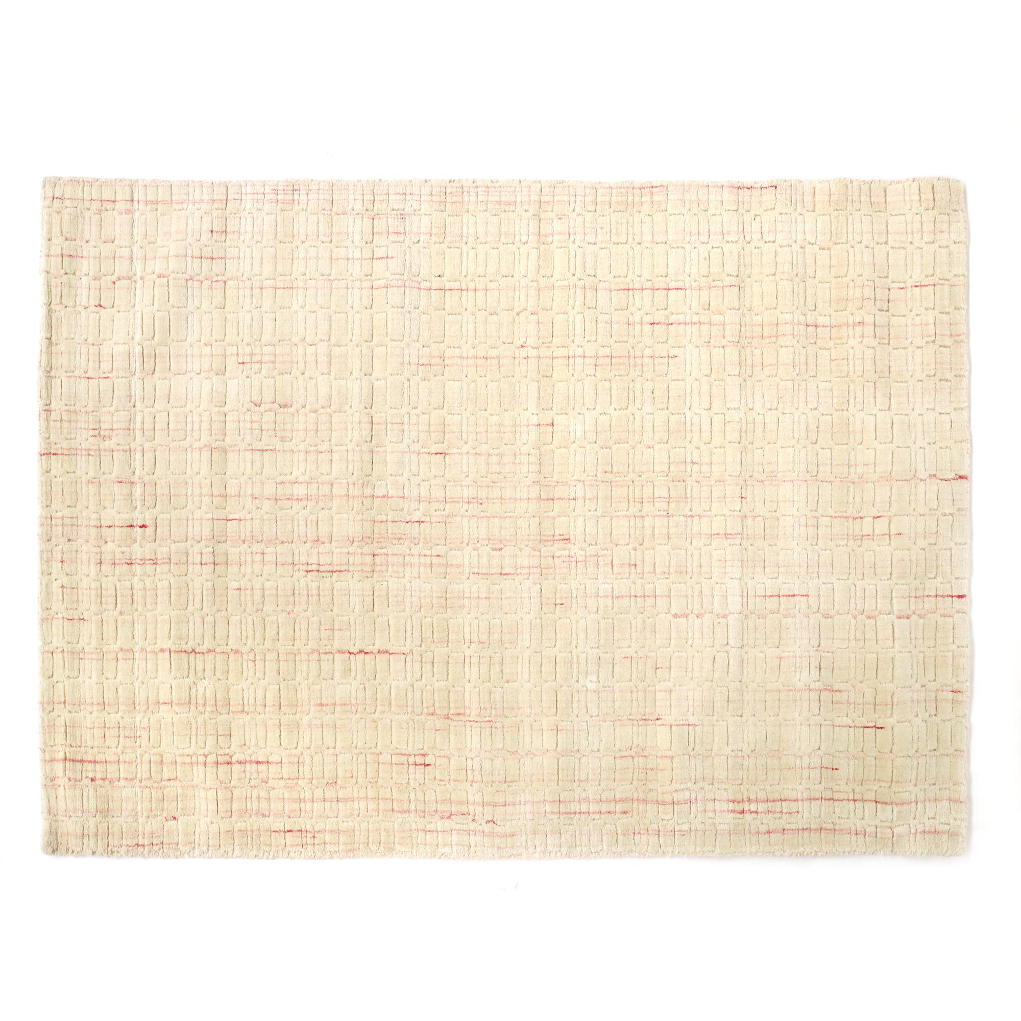 Teppich 'Calypso' beige-rot, B 200 cm, L 140 cm von fischer's lagerhaus
