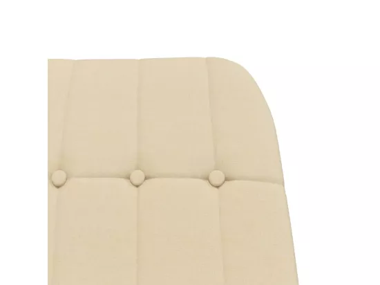 Chaise à bascule Crème Tissu
