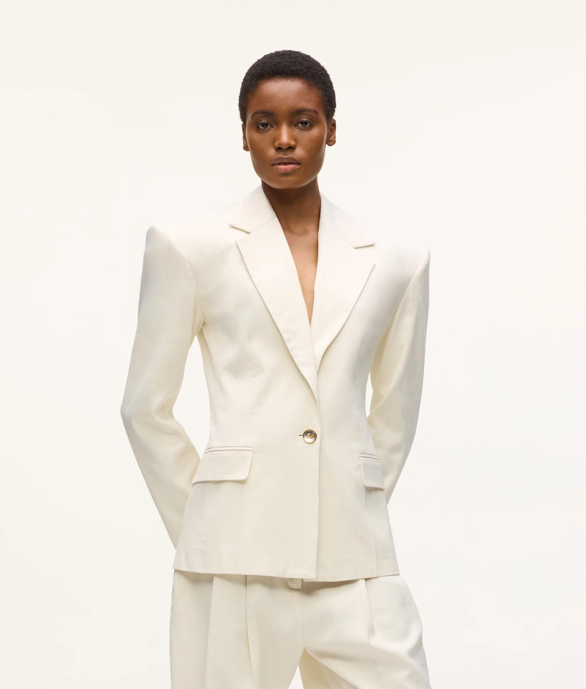 KL Studio gestructureerde blazer
