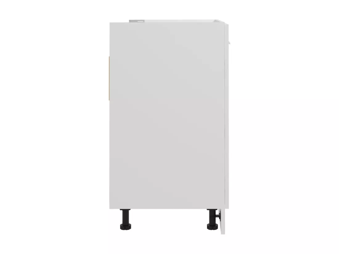 Armoire de plancher d'évier Blanc 80x46x81,5 cm Bois ingénierie