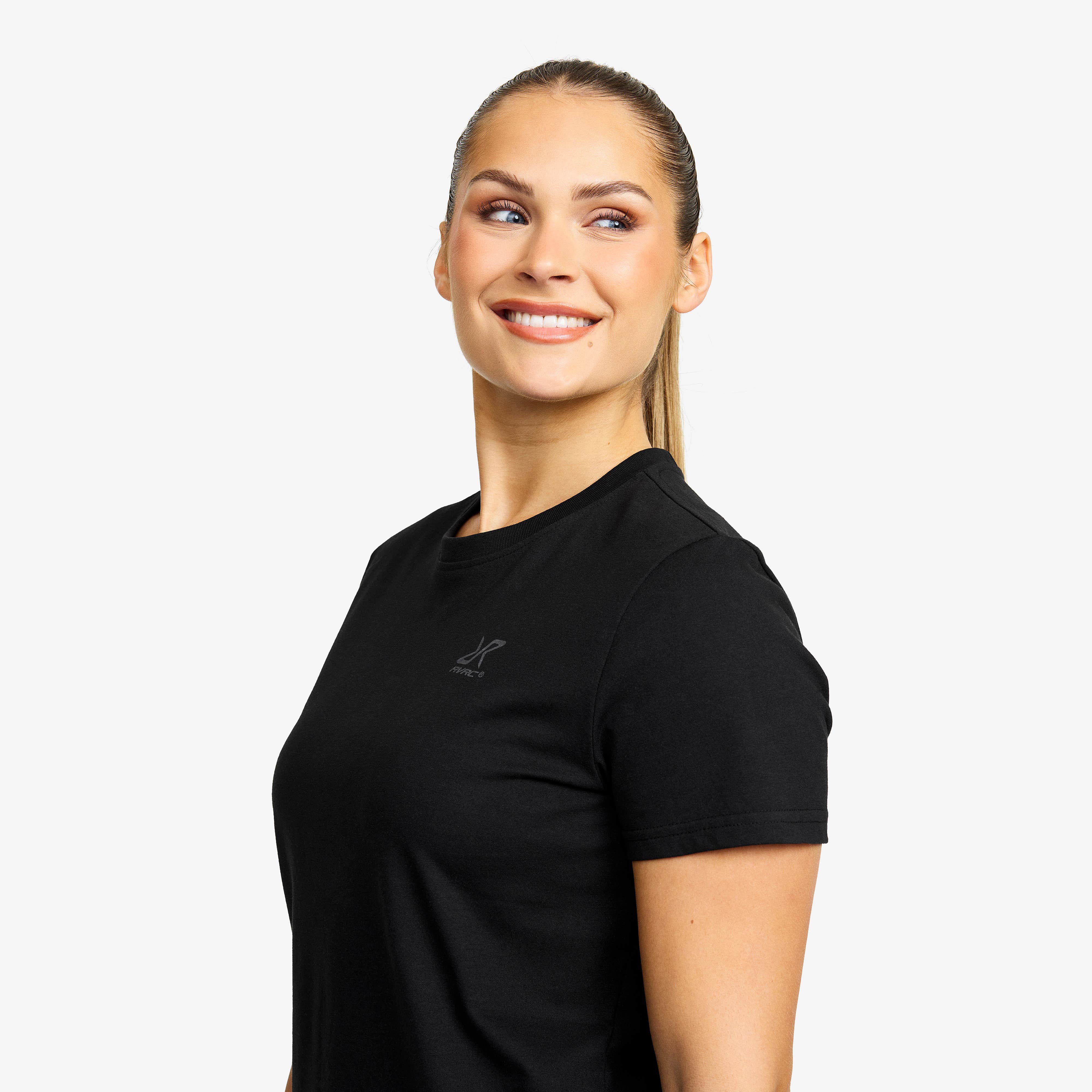 Easy T-shirt  Dame Black