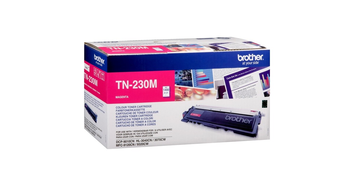 BrotherToner Magenta TN230M  (Magenta, Retail)