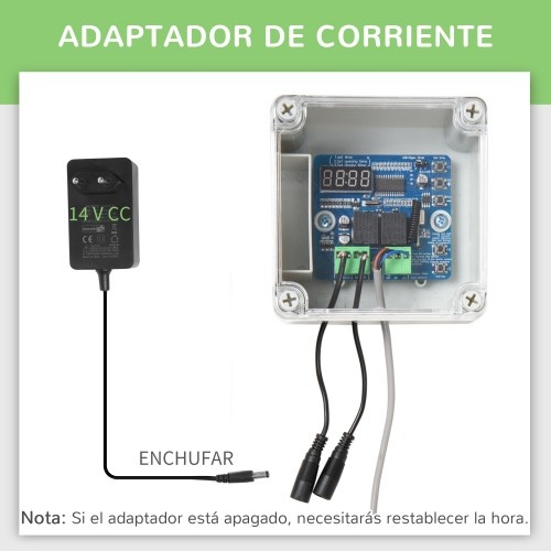 Kit de porta automática para galinheiro PawHut
