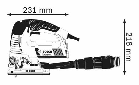 Bosch GST 160 BCE Decoupeerzaagmachine in L-Boxx - 0601518000
