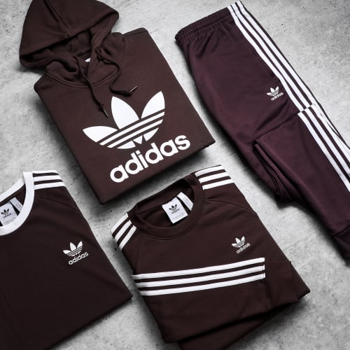Sweat Capuche Trefoil IM4499 Marron