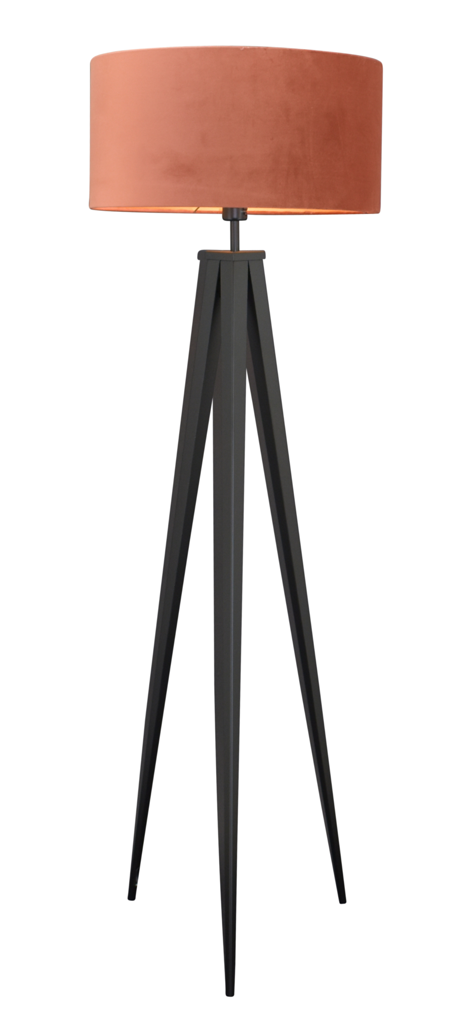 Vloerlamp Denver + kap 50x50x25cm velours roest