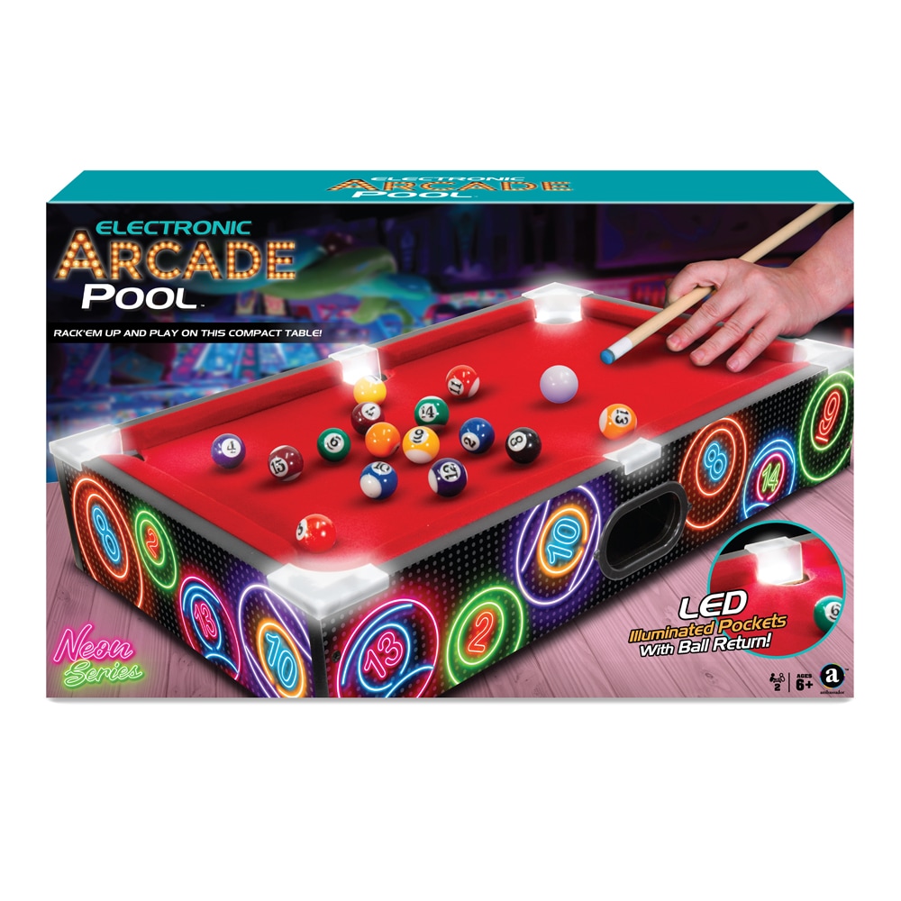 Merchant Ambassador Electronic Arcade Pool (Neon)